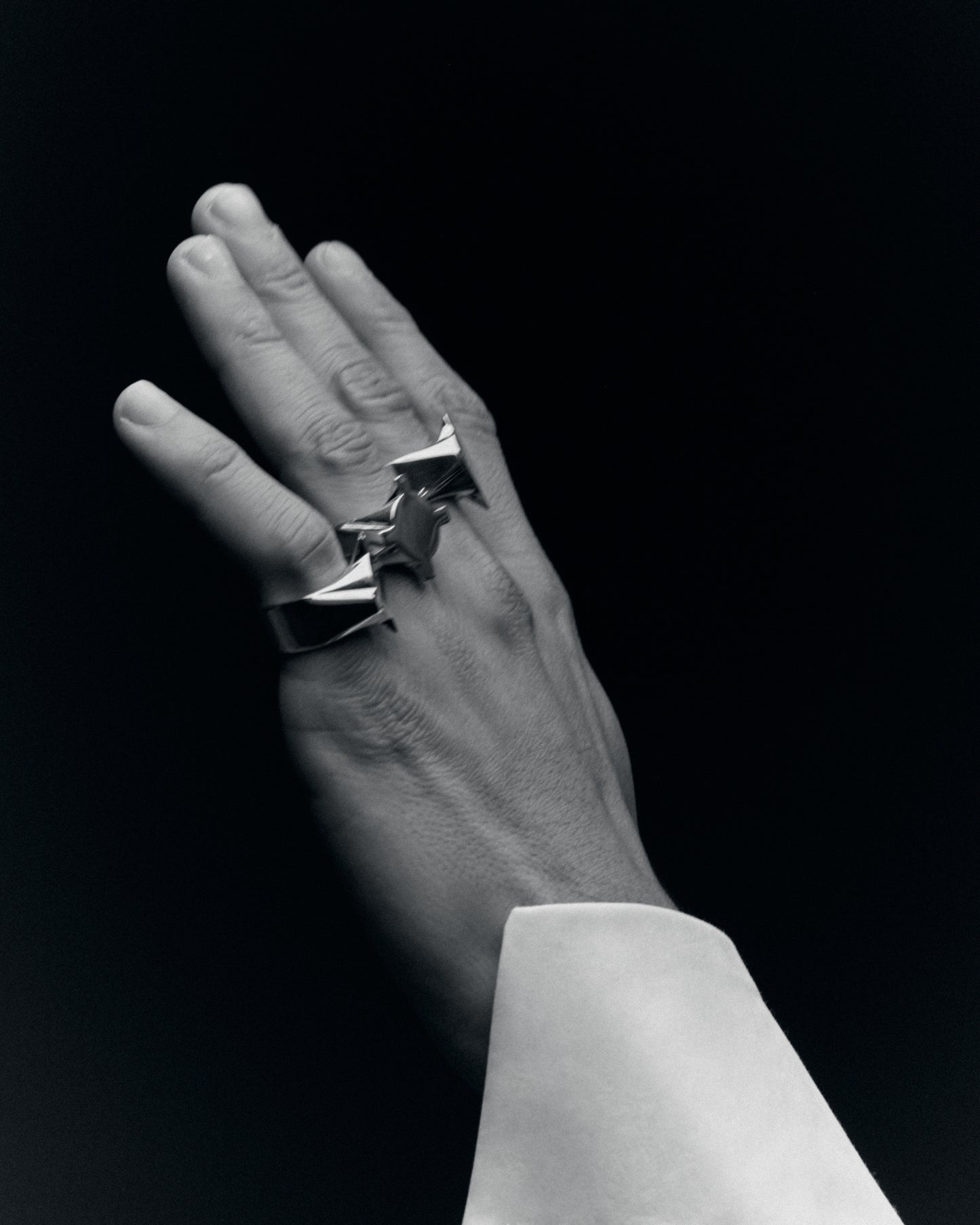 Untied Silver Ring